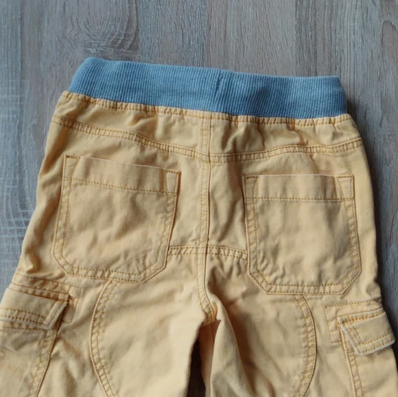 2012 vguc Mini Boden size 7 yellow cargo shorts - Picture 10 of 13